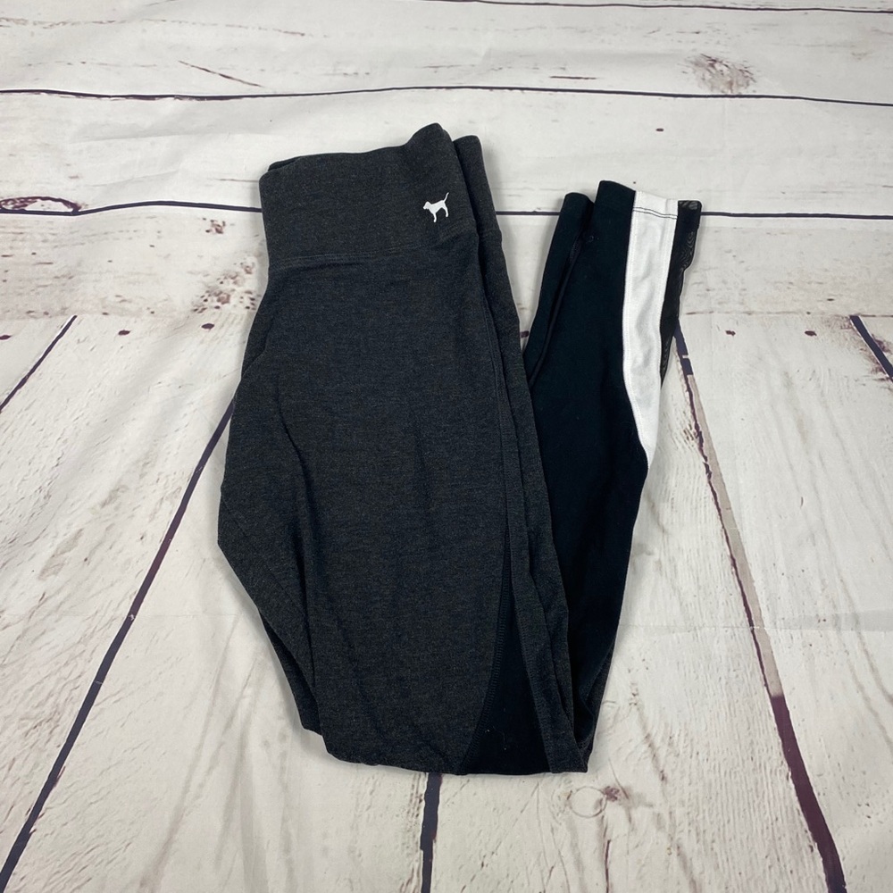 VS Dark Grey Mesh Leggings